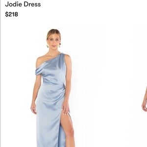 Show me your mumu Jodie dress blue luxe